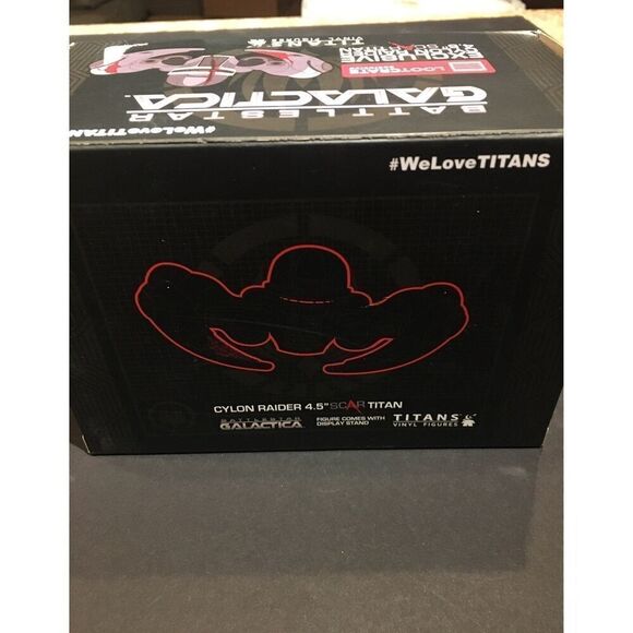 Battlestar Galactica Loot Crate Exclusive Cylon Raider 4.5" Scartitan Vehicle - Picture 4 of 10